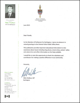 recognition letter